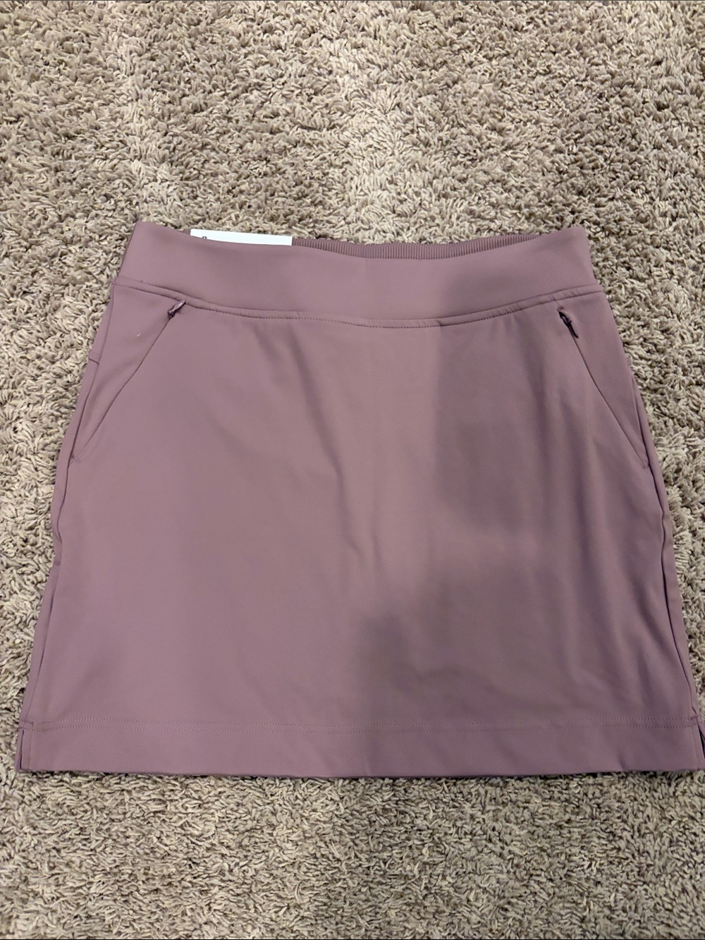 32 Degrees Mauve Athletic Skort with Zip Pockets